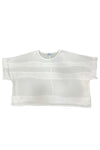 Oh My Gauze Horizon Top in Snow