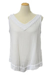 Oh My Gauze Julia Cotton Gauze Top in Snow