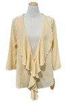 Oh My Gauze Kendra Cotton Gauze Jacket in Butter