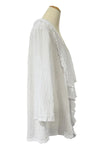Oh My Gauze Kendra Cotton Gauze Jacket in Snow