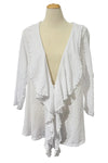 Oh My Gauze Kendra Cotton Gauze Jacket in Snow