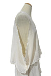 Oh My Gauze May Cotton Gauze Vest in Bone