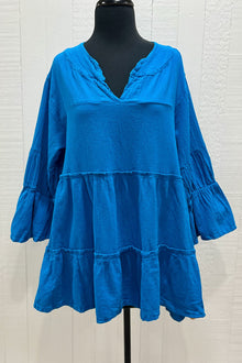  Oh My Gauze Montana Top in Turquoise Style T647