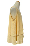 Oh My Gauze Sandbar Cotton Gauze Top in Butter