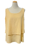 Oh My Gauze Sandbar Cotton Gauze Top in Butter