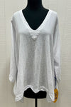 Oh My Gauze Tango Top in Snow Style 608