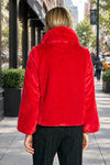 Olivia By Habitat Clothes Faux Fur Showstopper Jacket in Roma