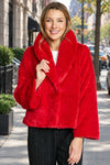 Olivia By Habitat Clothes Faux Fur Showstopper Jacket in Roma