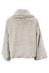 Olivia By Habitat Clothes Faux Fur Showstopper Jacket in Sand