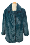 Olivia By Habitat Clothes Faux Fur Standout Car Coat in Spruce