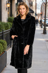 Olivia By Habitat Clothes Faux Fur Starstruck Car Coat in Black