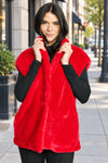 Olivia By Habitat Clothes Faux Fur Stellar Vest in Roma