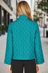 Olivia By Habitat Clothes Nexus Quilt Angled Jacket in Teal