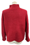 Olivia By Habitat Clothes Sedona Knit Funnel Neck in Chili