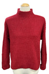 Olivia By Habitat Clothes Sedona Knit Funnel Neck in Chili