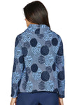 Olivia By Habitat Clothes Spotlight Knit Cowl Pullover in Navy