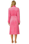 P.J Salvage Velvety Velour Robe in Fuchsia