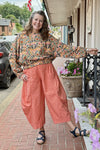 Eleven Stitch Design By Gerties Double Pocket Pant in Canyon Clay