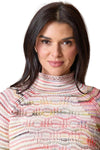 Habitat Clothes to Live in Highland Hues Mixed Stitched Pullover in Wineberry