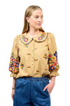 products › ivy-jane-check-garden-top-in-gold