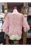 Jaded Gypsy Softly Worn Eyelet Top