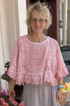 Jaded Gypsy Softly Worn Eyelet Top