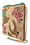 Mary Frances Accessories On the Range Western Boots and Horseshoe Ivory Beaded Mini