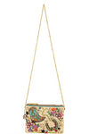 Mary Frances Accessories On the Range Western Boots and Horseshoe Ivory Beaded Mini