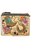 Mary Frances Accessories On the Range Western Boots and Horseshoe Ivory Beaded Mini