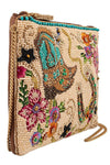 Mary Frances Accessories On the Range Western Boots and Horseshoe Ivory Beaded Mini