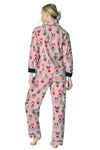 P.J Salvage Love Lockets 3-Piece Flannel PJ Set in Iced Rose