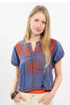 Sister Mary By Ivy Jane Bolero Top in Blue Plaid