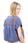 Sister Mary By Ivy Jane Bolero Top in Blue Plaid