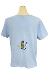 Sabaku Artwear Catryoshka Short Sleeve Tee in Blue Sky