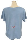 Sabaku Artwear Civil Discourse Short Sleeve Tee in Faded Denim
