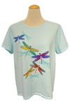 Sabaku Artwear Dragons Fly Short Sleeve Tee in Water