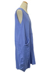 Saga Cotton/Linen Sleeveless Dress in Periwinkle 1989