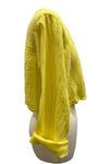 Saga Linen Crop Jacket in Yellow Style GN31170