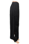 Saga Linen Faux Side Slit Pants in Black GN3805