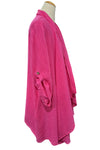 Saga Linen Midi Duster in Fuchsia Style AU2014