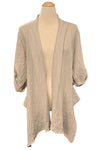 Saga Linen Tie Sides Drape Cover in Sand Style DM1941