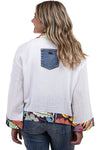Shannon Passero Coast Cardigan in White/Serendipity Mix