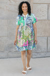 Shannon Passero Coastal Dress in Bohemian Print Mix