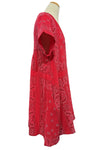 Shannon Passero Cotton Gauze Bandana Dress in Red