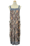 Shannon Passero Elora Overall in Blue Paisley Mix