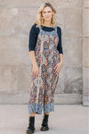 Shannon Passero Elora Overall in Blue Paisley Mix