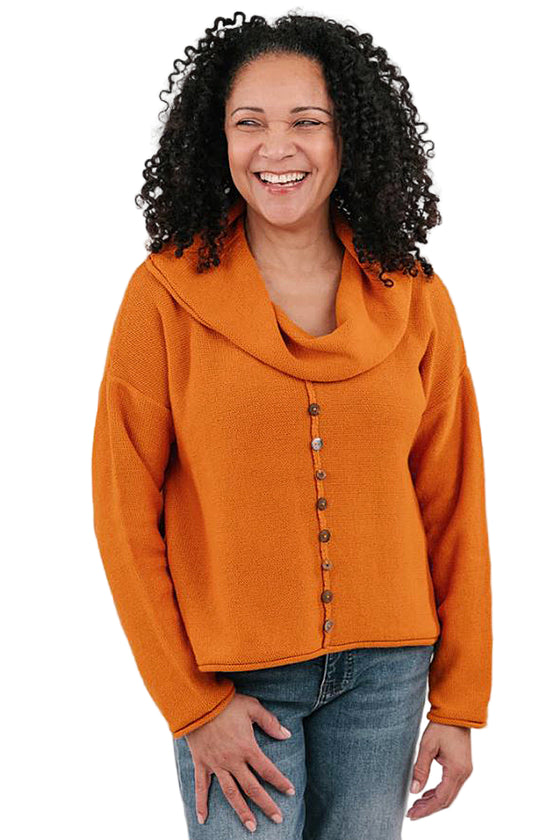 Shannon Passero Hailey Pullover in Desert Orange