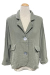 Shannon Passero Palmer Gauze Jacket in Sea Grass