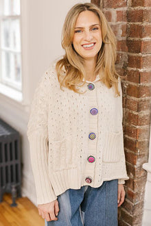  Shannon Passero Rome Cardigan in Cream