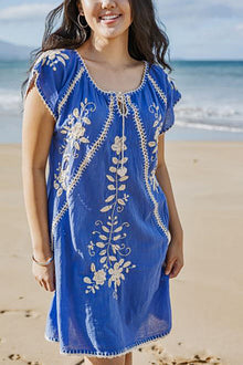  Siganka Dreamcatcher Dress in Blueberry